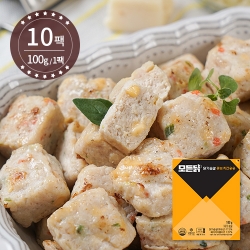 닭가슴살 큐브 치즈송송 100g 10팩